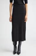 Lafayette 148 New York Mixed Rib Pull-On Knit Skirt