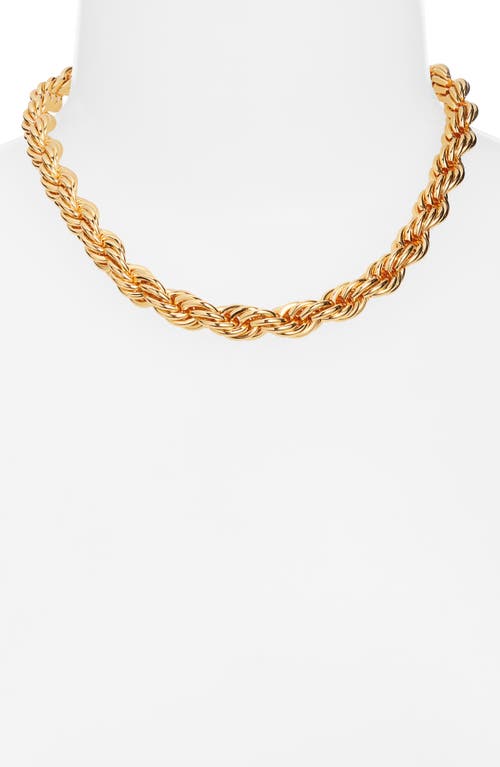 Nest Jewelry Statement Rope Chain In Brown