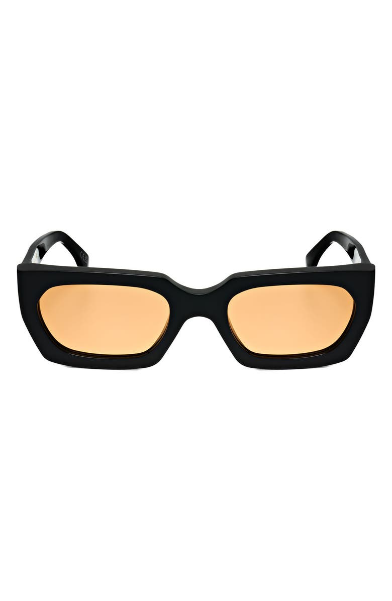 SUPER by RETROSUPERFUTURE<sup>®</sup> 54mm Rectangle Sunglasses, Main, color, Black