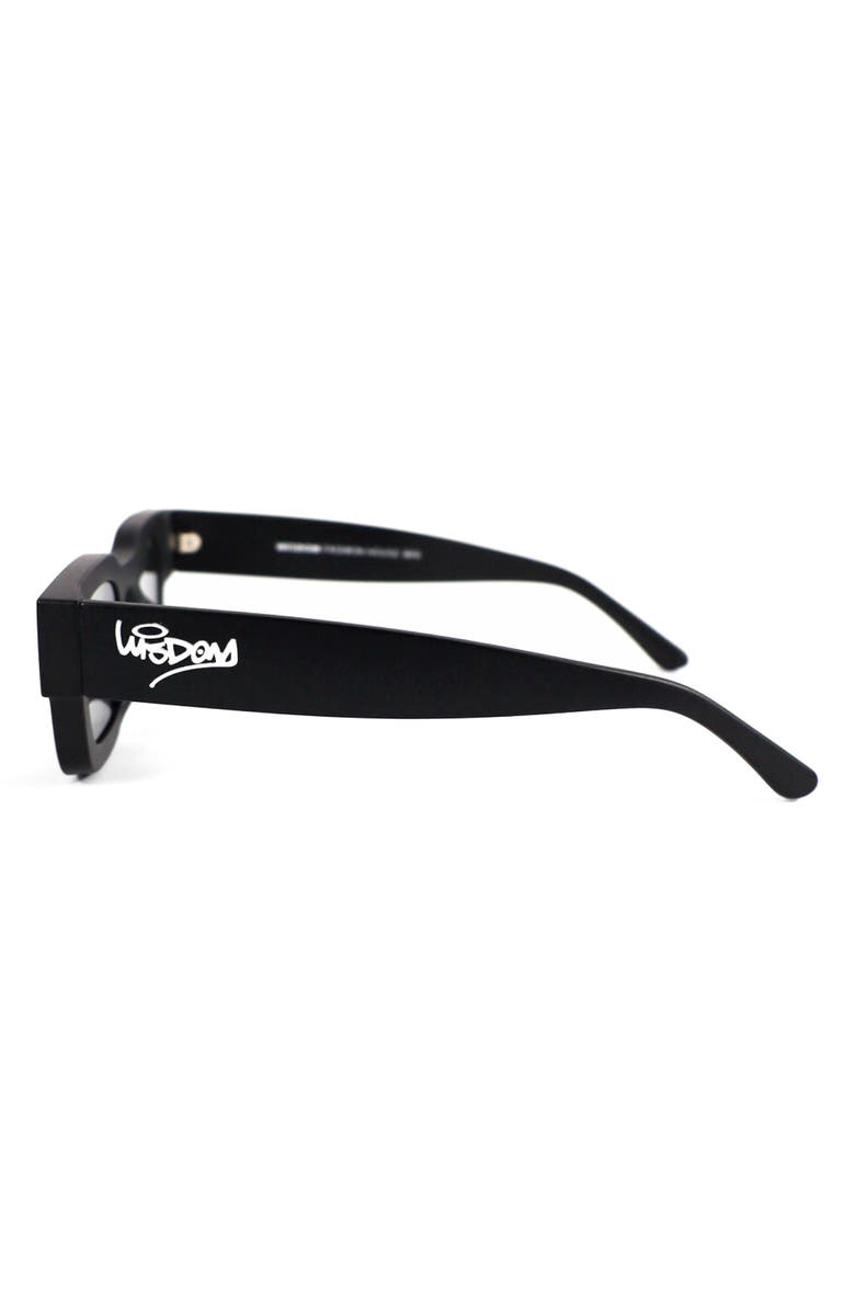 Wisdom Frame 9 63mm Square Sunglasses, Alternate, color, Matte