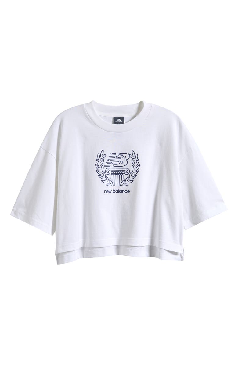 New Balance x Debut Oversize Crop Sculpture Graphic T-Shirt, Alternate, color, 