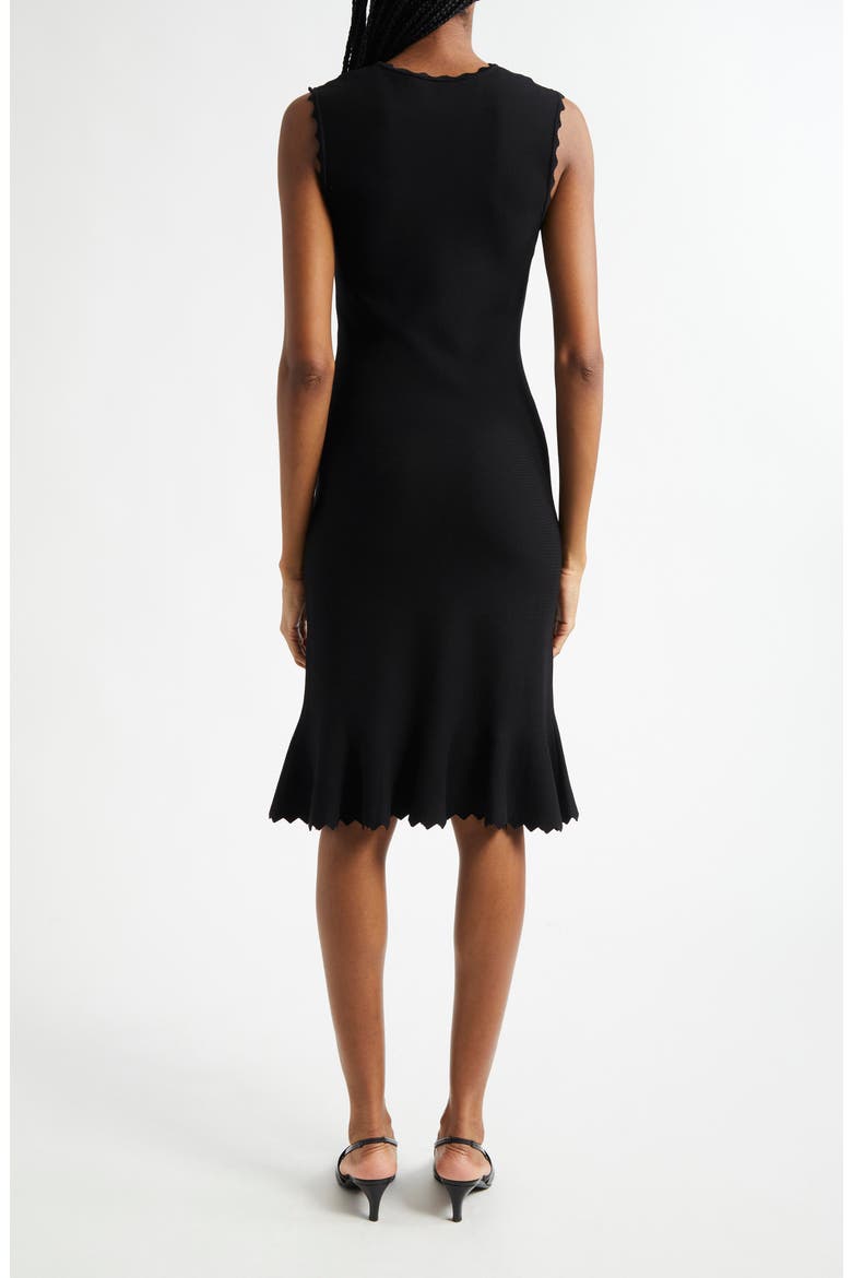 Sleeveless Knit Dress, Alternate, color, SOLID BLACK