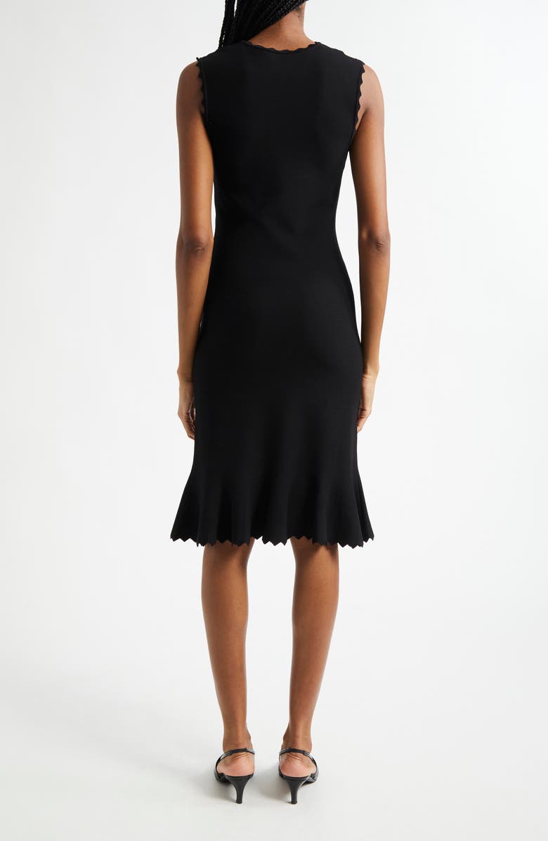 Emporio Armani Sleeveless Knit Dress, Alternate, color, Solid Black