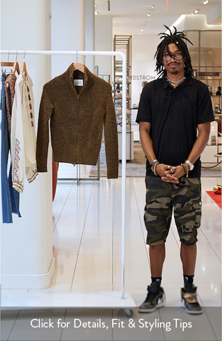 Prunella Front Zip Sweater, sales video thumbnail