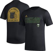 adidas Men's adidas Black Portland Timbers Team Jersey Hook AEROREADY T-Shirt