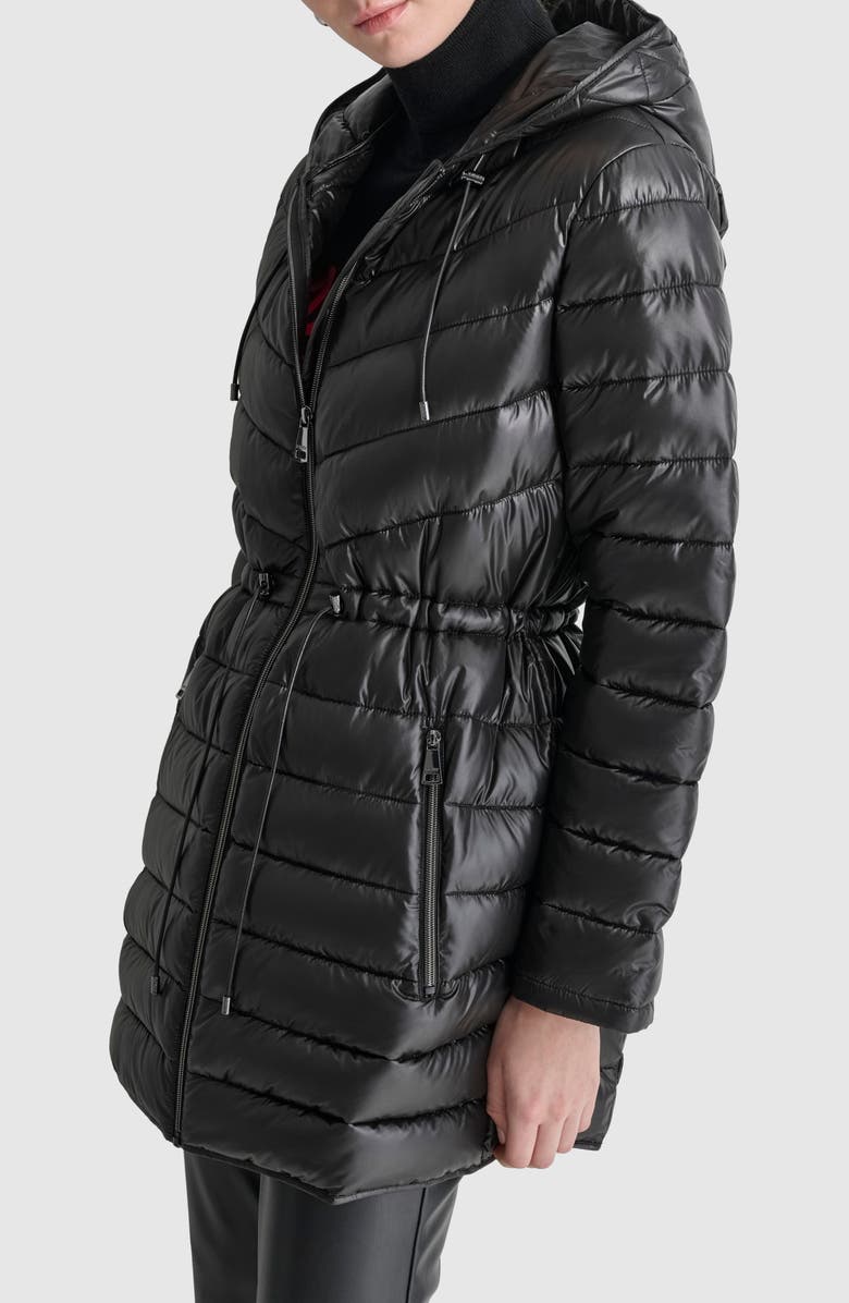 DKNY Packable Quilted Coat, Alternate, color, 