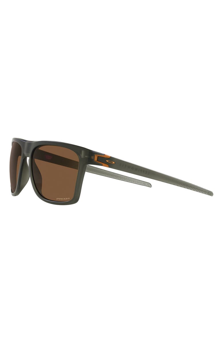 Oakley Leffingwell 57mm Prizm<sup>™</sup> Rectangular Sunglasses, Alternate, color, 