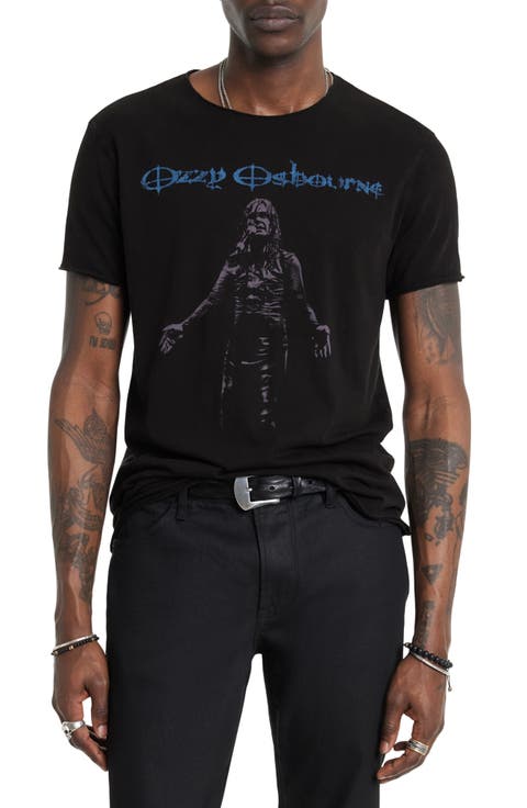 Ozzy Raw Edge Graphic T-Shirt