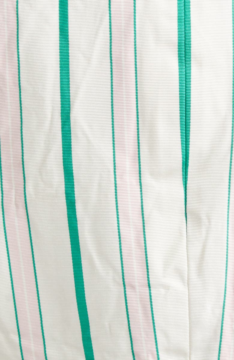 Thom Browne Stripe Sculpted Shoulder Silk & Cotton Jacket, Alternate, color, 680 Lt Pink