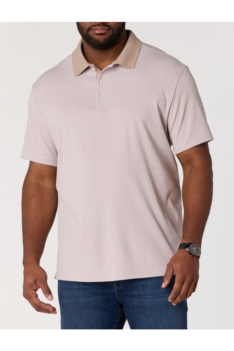 Big & Tall Matias Polo Shirt, Main, color, TAN