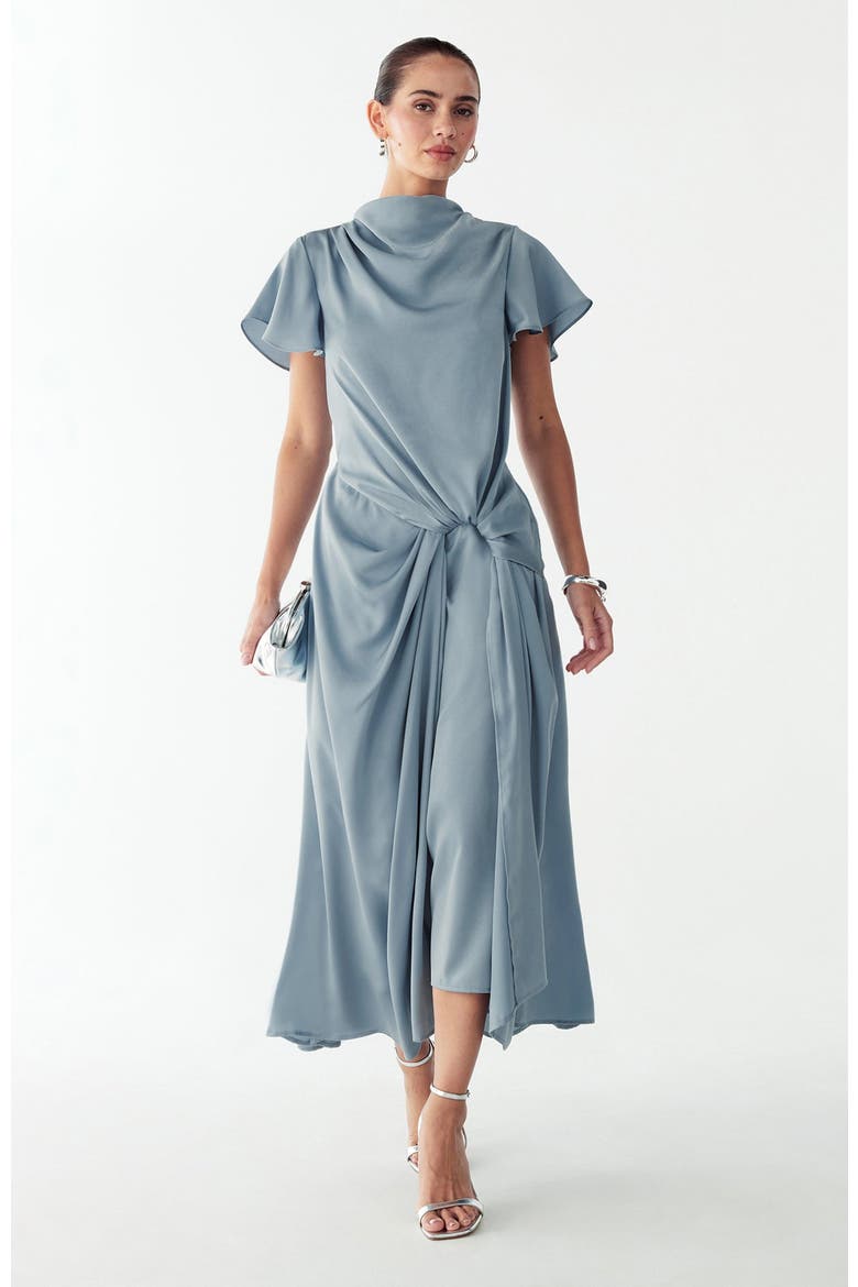 Lissy Midi Dress, Alternate, color, Misty Blue