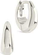 Sterling Forever Keegan Chunky Micro Hoop Earrings