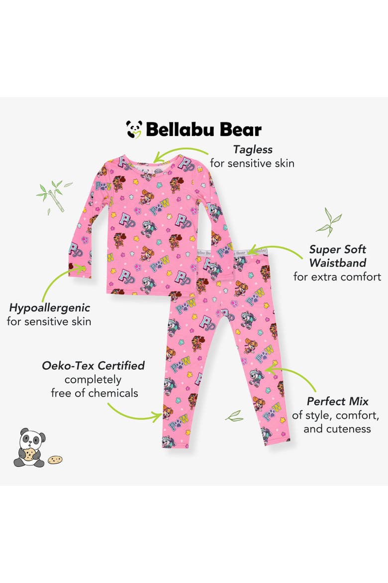 Kids' PAW Patrol Varsity Pink Set of 2 Piece Pajamas, Alternate, color, PAW Patrol: Varsity Pink