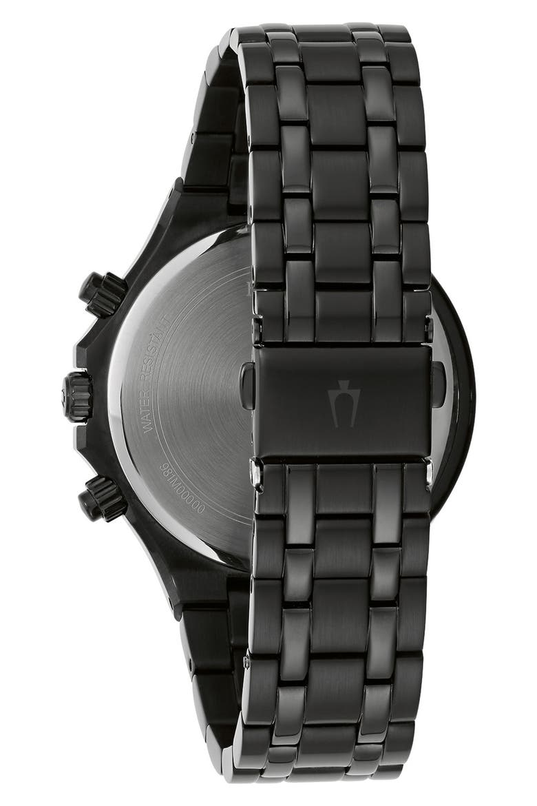 Classic Chronograph Collection Bracelet Watch, 42mm, Alternate, color, BLACK