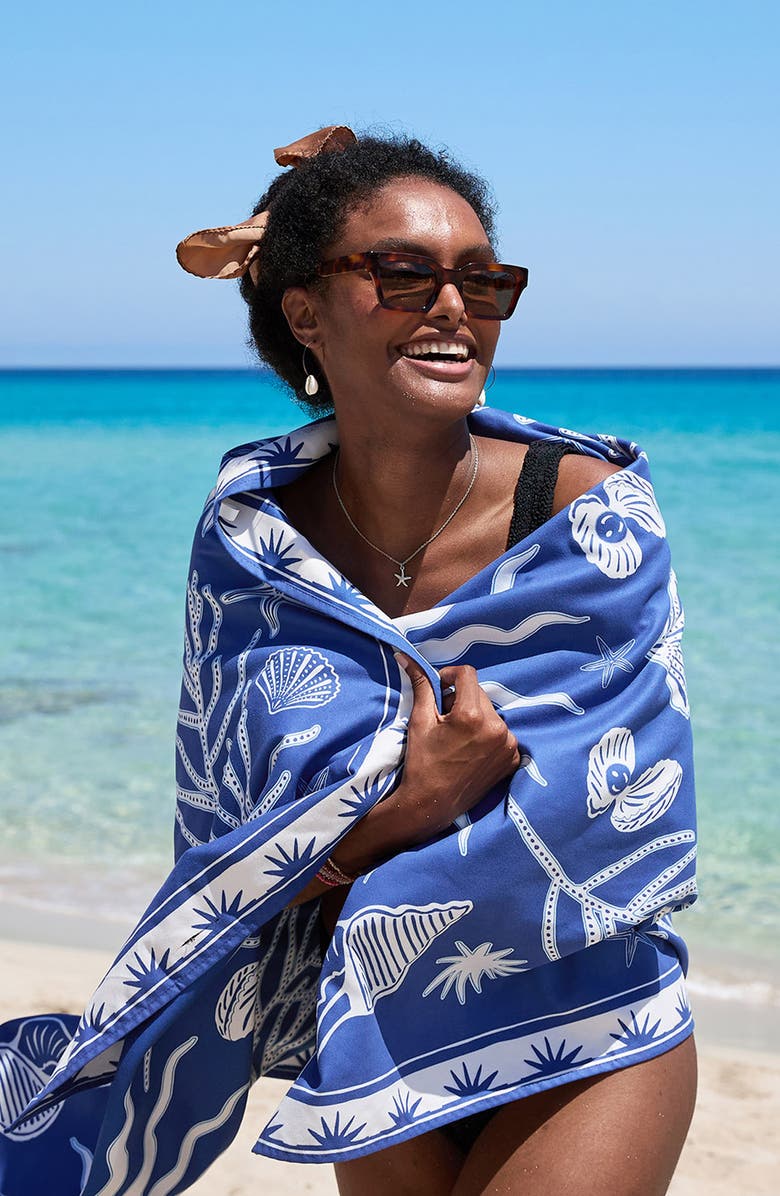 DOCK AND BAY Quick Dry Beach Towel, Alternate, color, Ocean Treasure