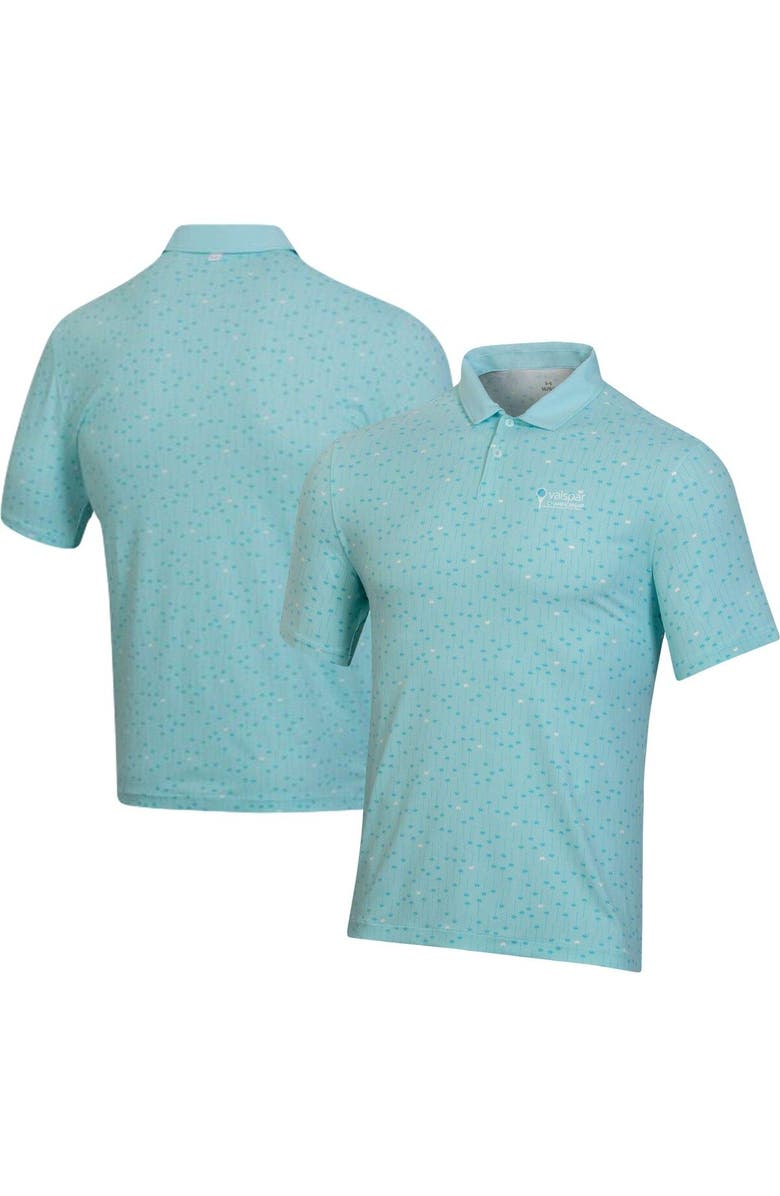 Under Armour Men's Under Armour Blue Valspar Championship Palm Dash Iso-Chill Polo, Main, color, Blue