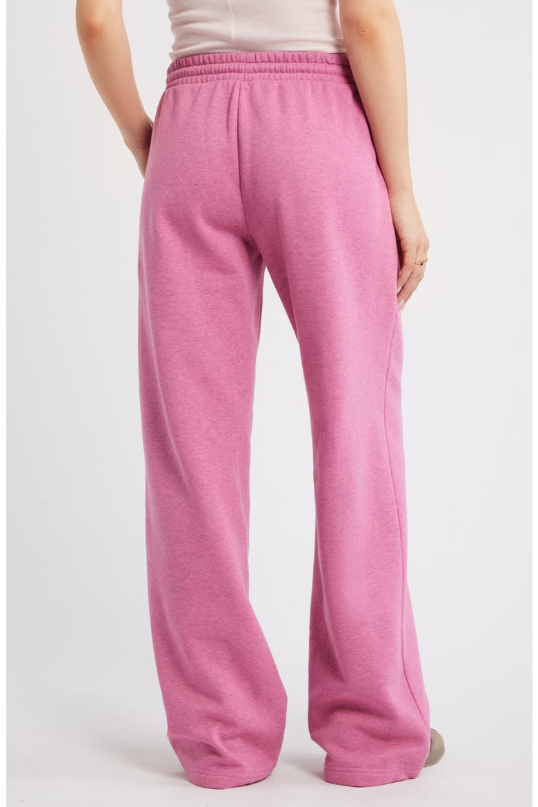 Baggy Wide Leg Sweatpants, Alternate, color, PINK AZALEA HEATHER