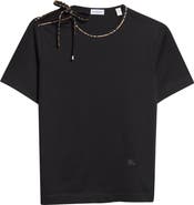 Burberry Frankie Check Bow Neck T-Shirt