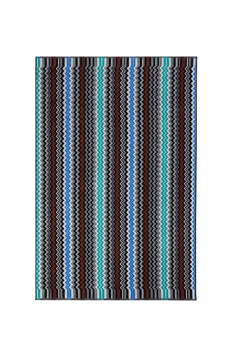 Missoni Home Neoclassic 150x100 Cm Beach Towel In Zigzag Cotton Terry, Alternate, color, 