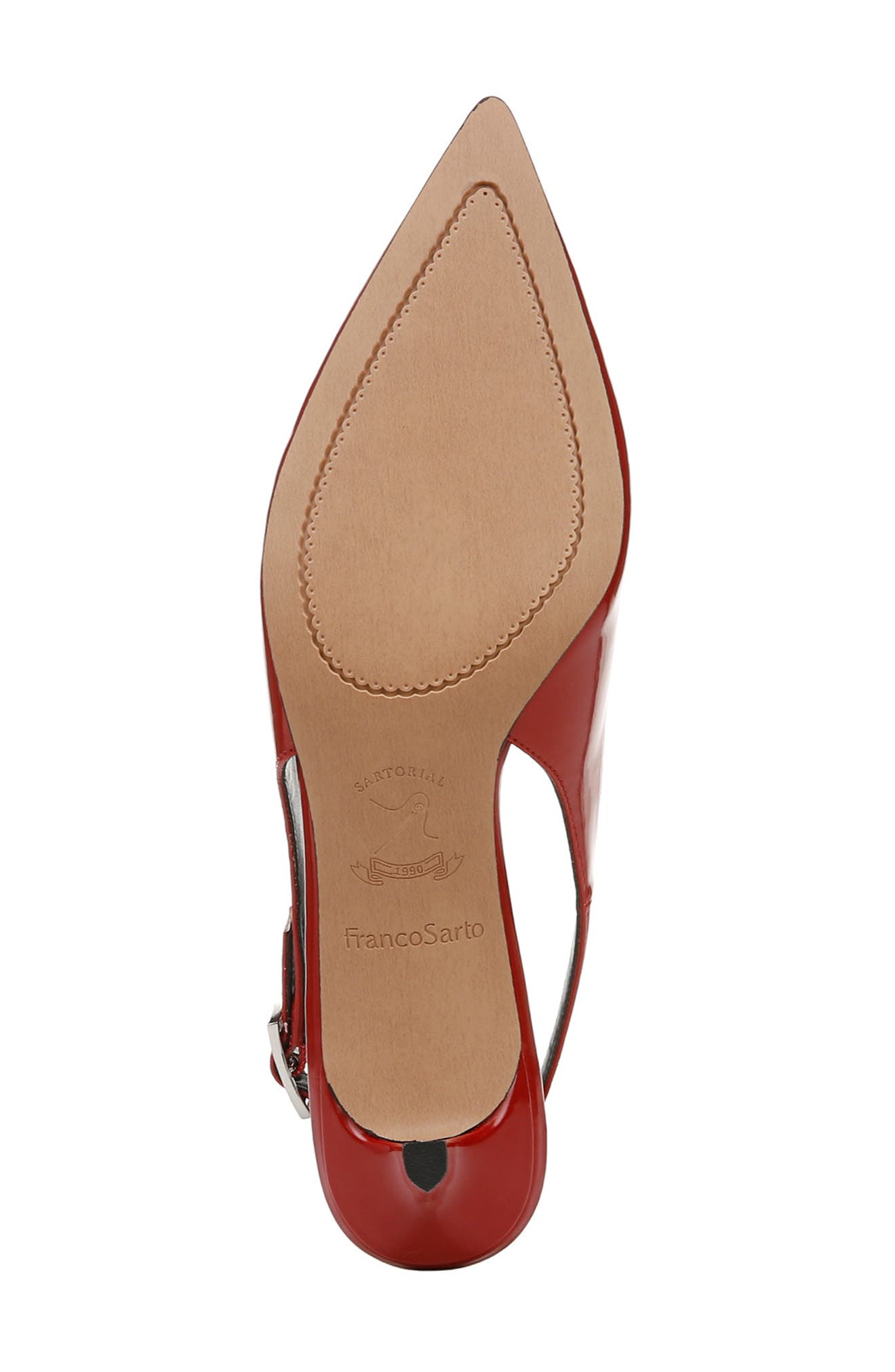 Kate Slingback Pump, Alternate, color, RED