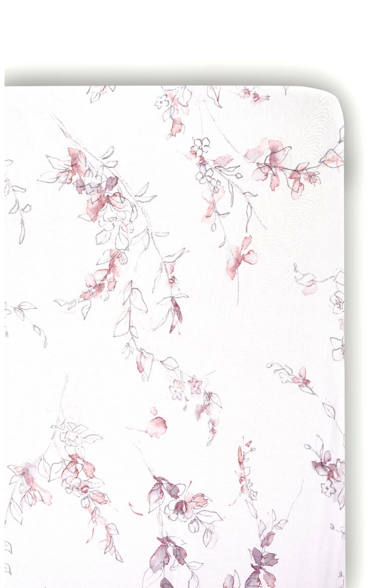 Bella Jersey Crib Sheet, Main, color, LAVENDER