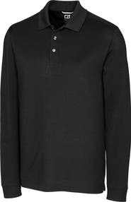 Cutter & Buck Advantage Tri-Blend Long Sleeve Polo