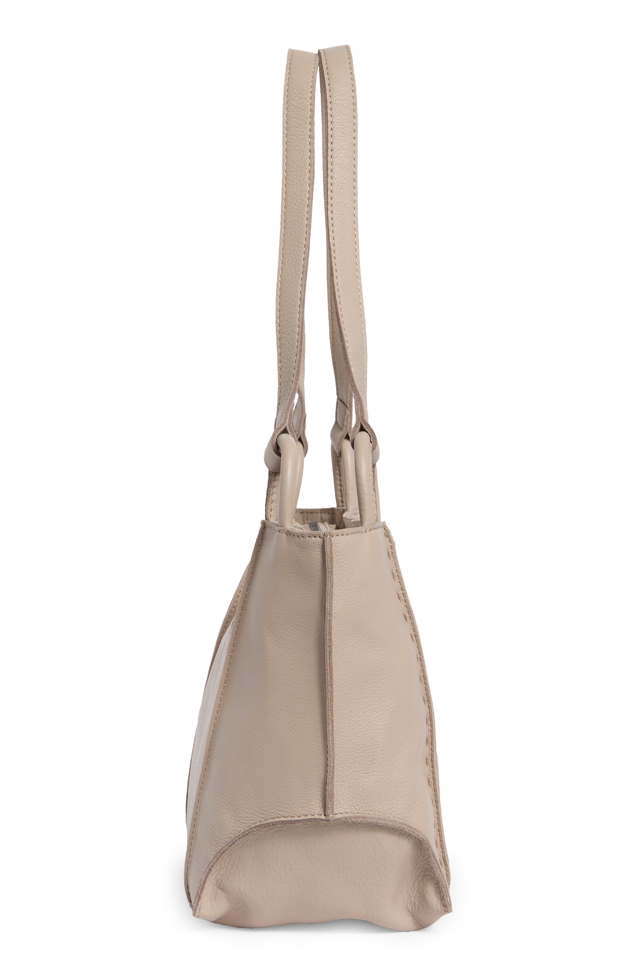 Los Feliz Leather Satchel, Alternate, color, SAND