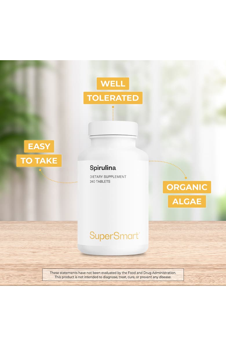 SuperSmart Spirulina 4000mg per Day, Alternate, color, NO COLOR