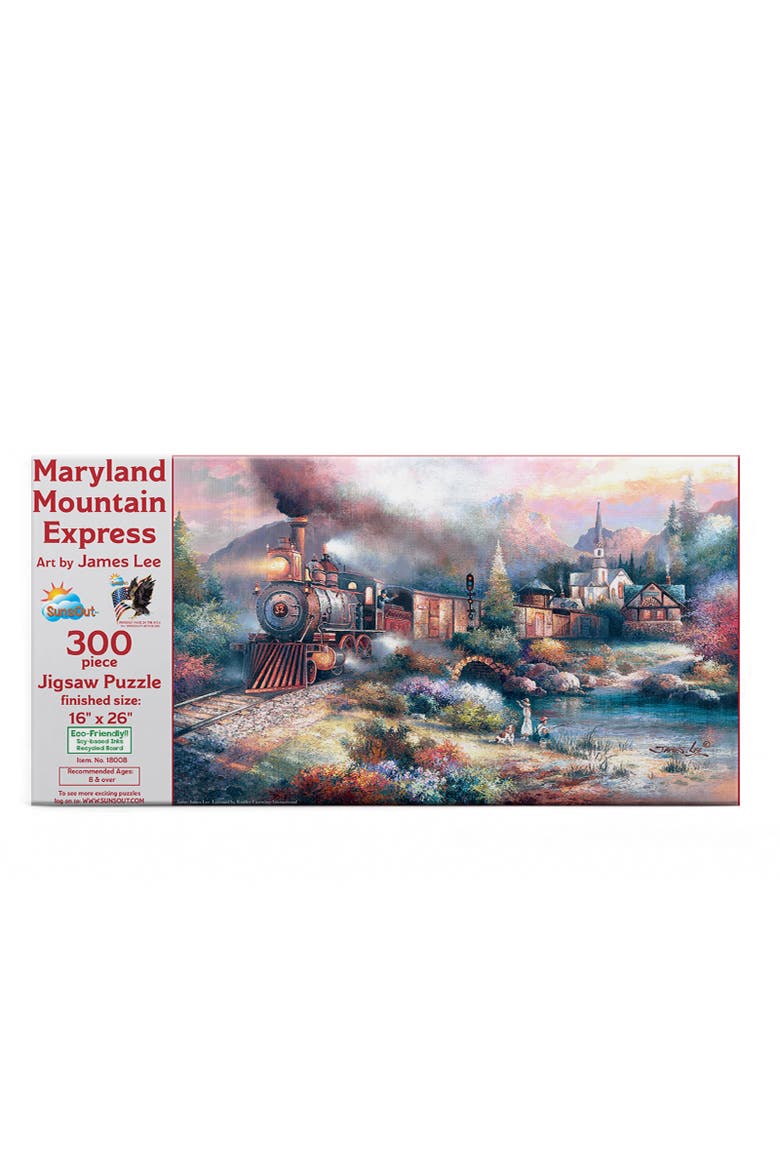 Maryland Mountain Express 300 piece Jigsaw Puzzle for Adults, Alternate, color, Multicolor