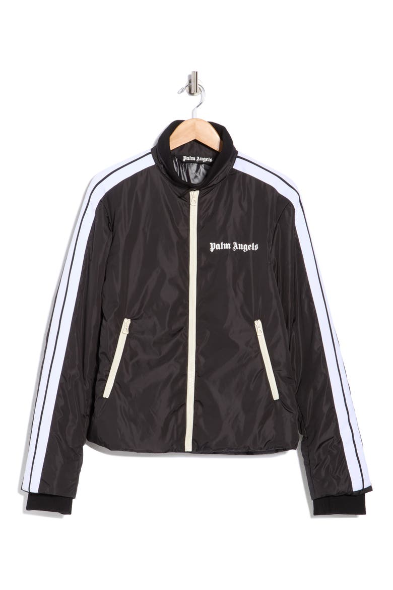 Classic Logo Track Jacket, Alternate, color, BLACK WHITE