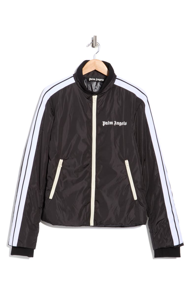 Palm Angels Classic Logo Track Jacket, Main, color, Black White