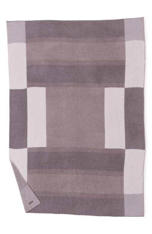 Barefoot Dreams Cozychic® Costa Block Throw Blanket In Brown