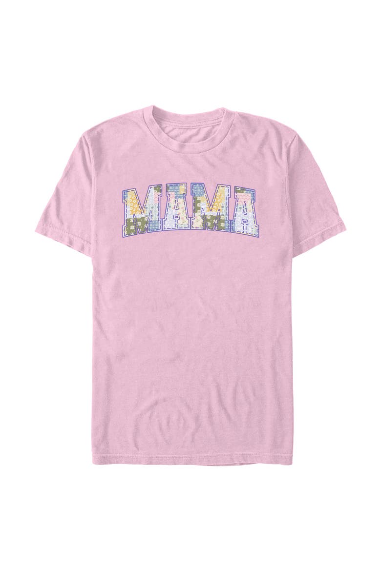 Men's Disney Mama Collegiate Fabric Pattern  Graphic T-Shirt, Main, color, Blossom