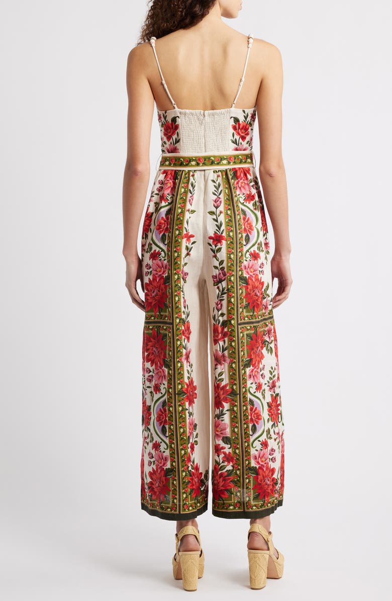 FARM Rio Wonder Rio Sand Sleeveless Jumpsuit, Alternate, color, Sand