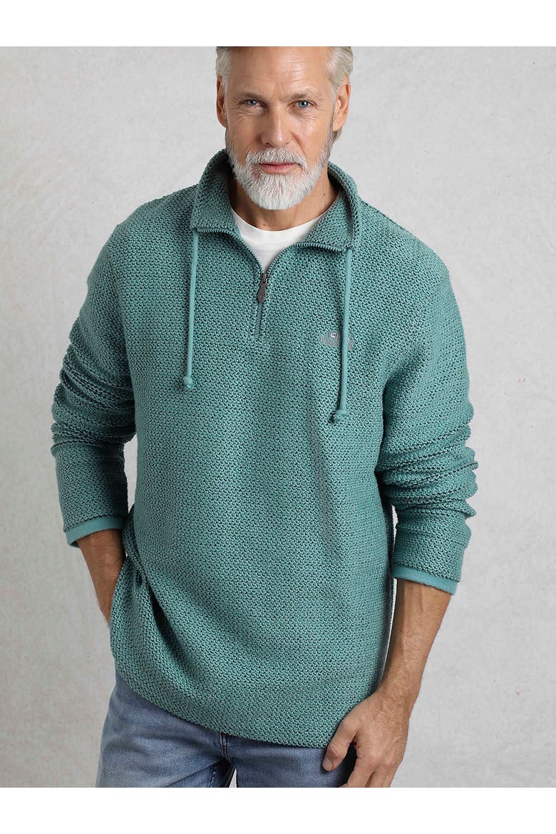 Cruiser 1/4 Zip Macaroni Sweatshirt, Main, color, Mineral Blue