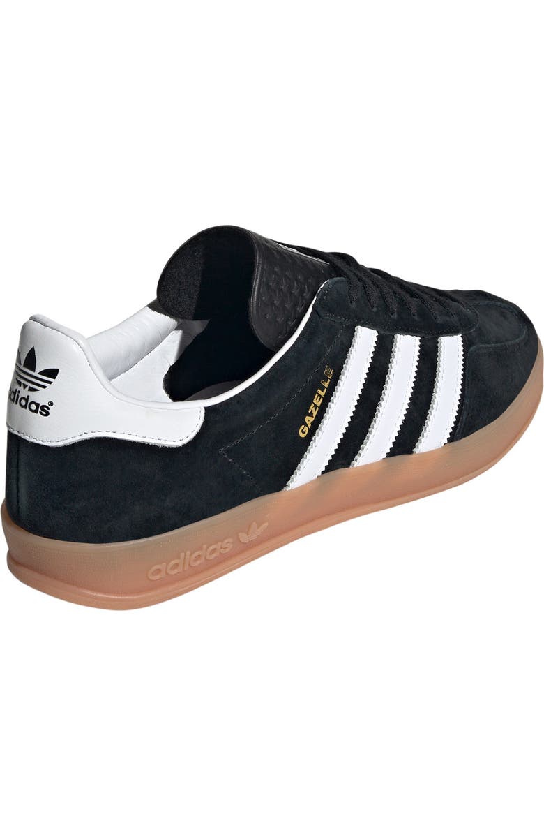 adidas Gazelle Indoor Sneaker, Alternate, color, Cblack/Ftw