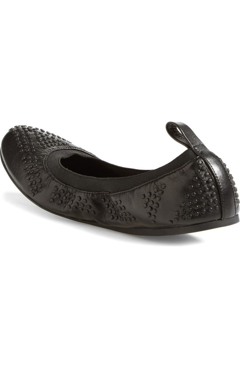 See by Chloé Studded Leather Ballet Flat, Alternate, color,