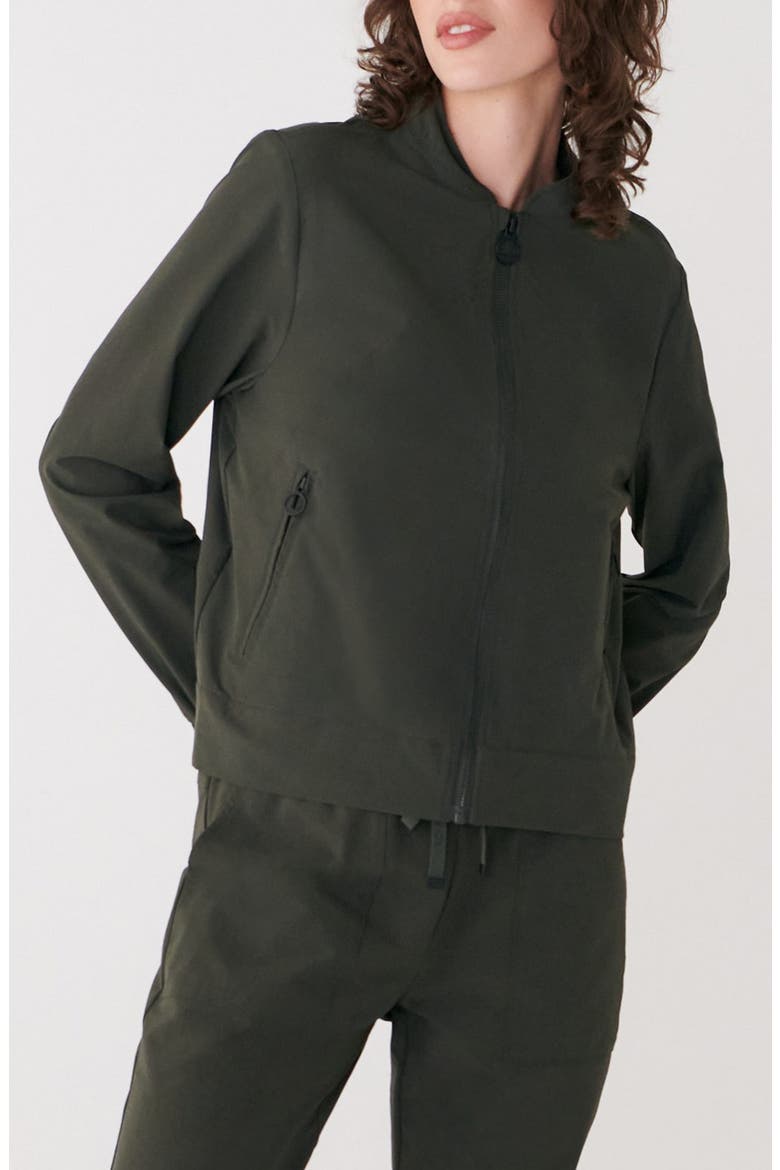 Momentum Tech Bomber Jacket, Main, color, OLIVE
