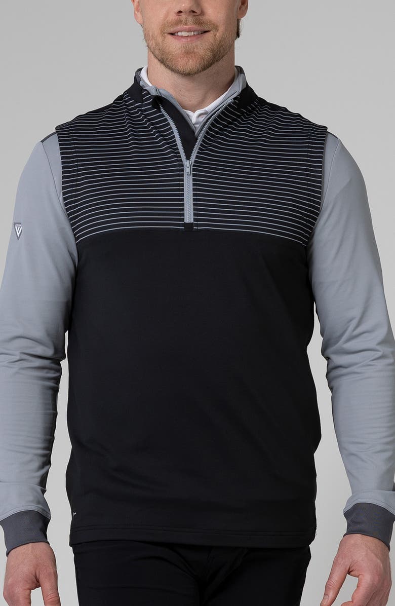 LEVELWEAR Switch Knit Vest, Main, color, Black/ Pebble