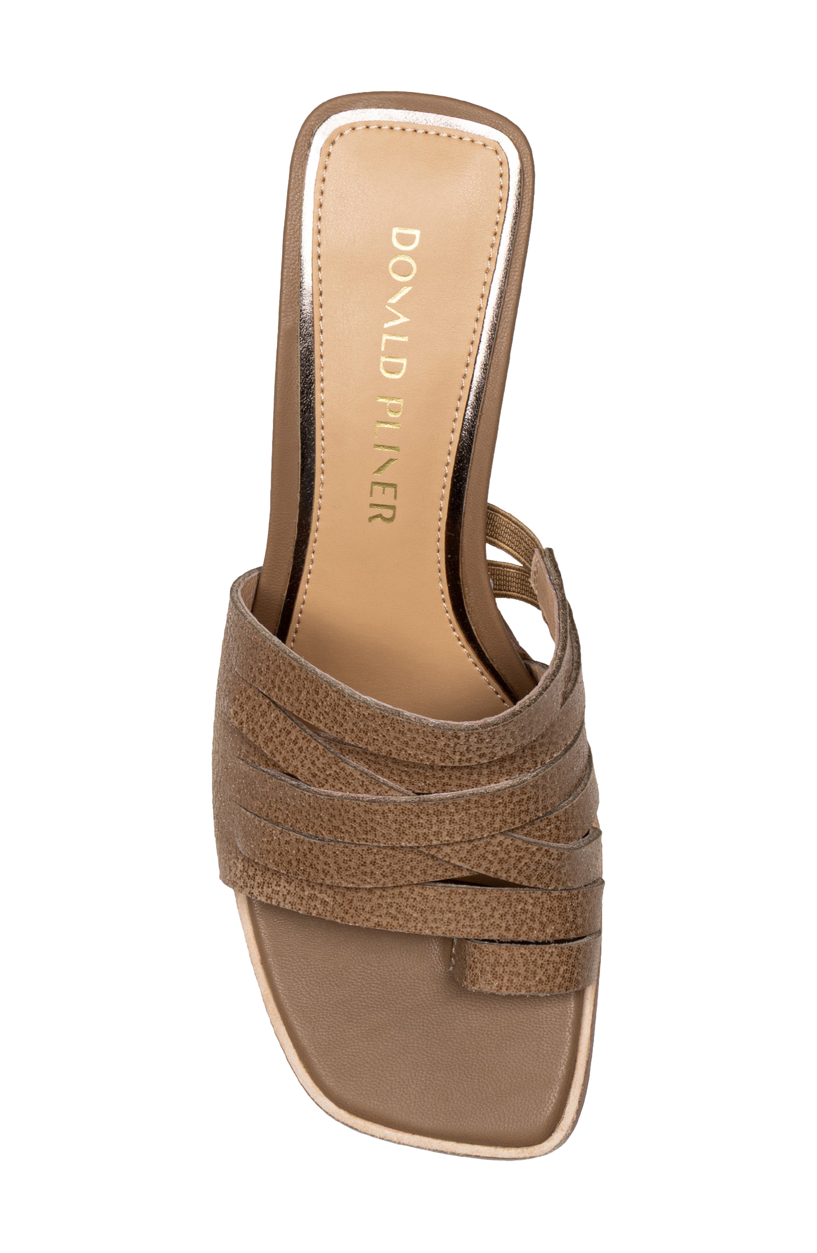 Dayvi Toe Loop Sandal, Alternate, color, TOBACCO