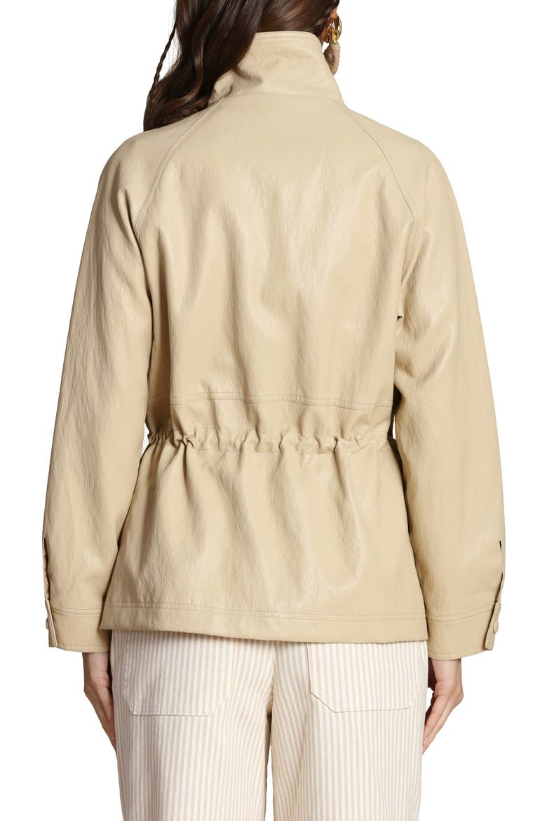 Faux-Ever Leather™ Anorak, Alternate, color, OCHRE