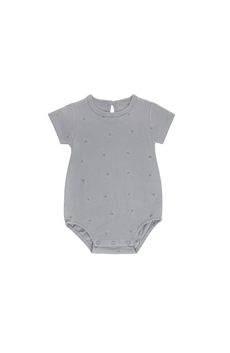 Ely's & Co. Embroidered Collection - Romper, Main, color, Blue Berry