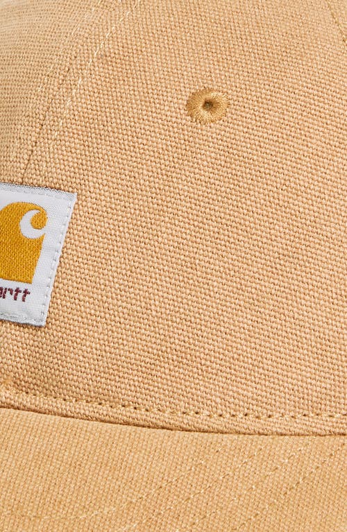 Carhartt Work In Progress Icon Adjustable Baseball Cap In Peanut
