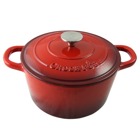 5 Quart Round Enameled Cast Iron Dutch Oven