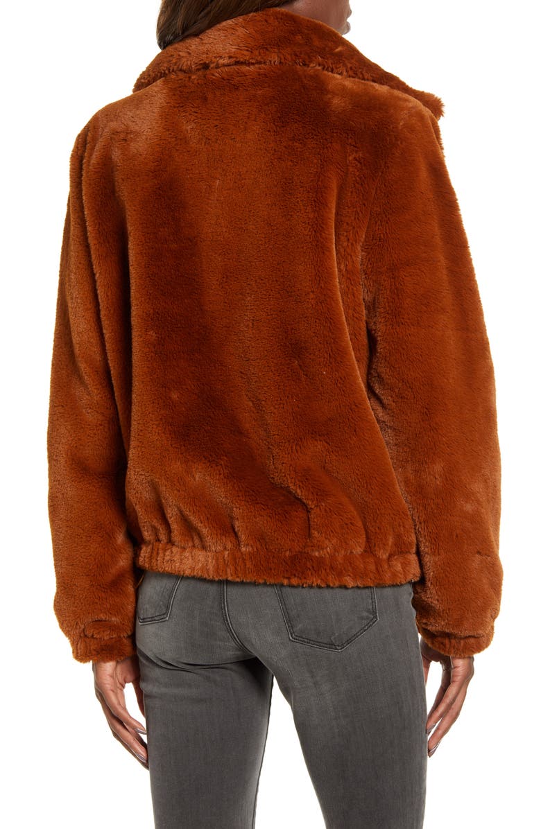 Splendid Olympia Faux Fur Jacket, Alternate, color, 