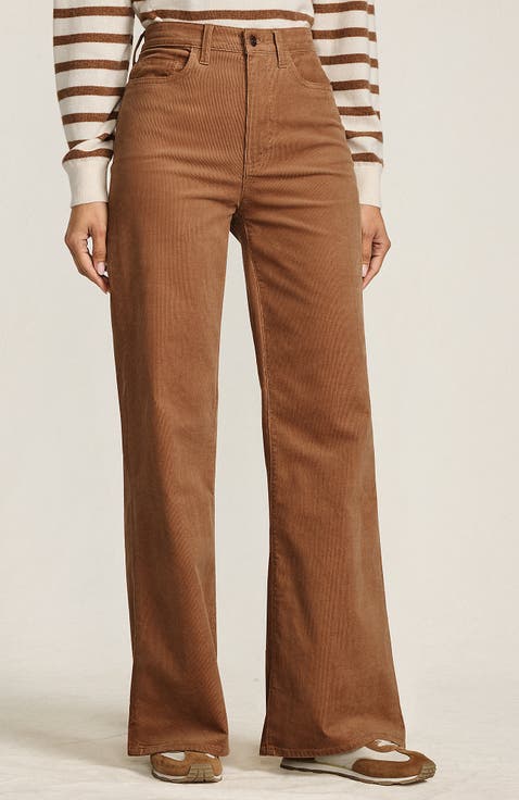 Corduroy High Rise Classic Flare Pants