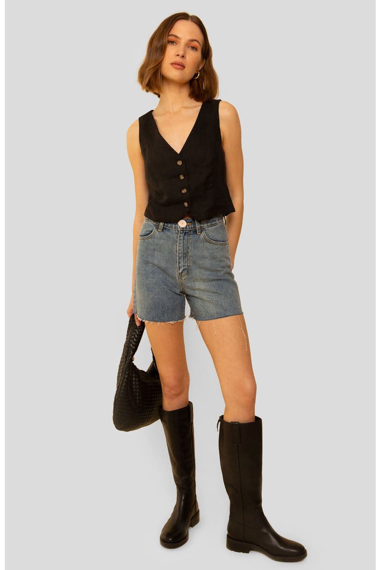 Bowie Vest, Main, color, Black