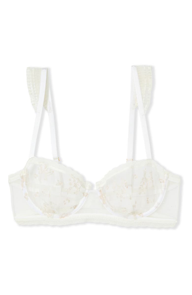 Etam Harmonie °9 Underwire Balconette Bra, Alternate, color, Ecru