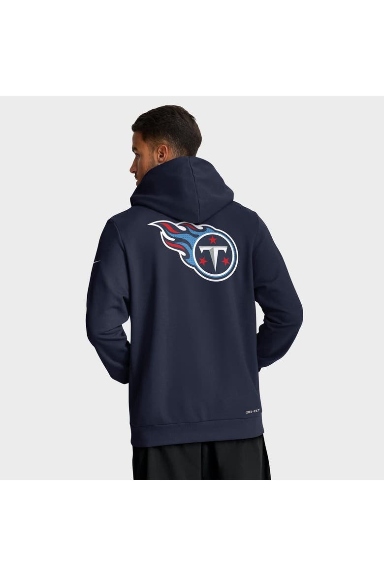 Men's Nike Navy Tennessee Titans Sideline Utility Player Performance Full-Zip Hoodie, Alternate, color, Navy
