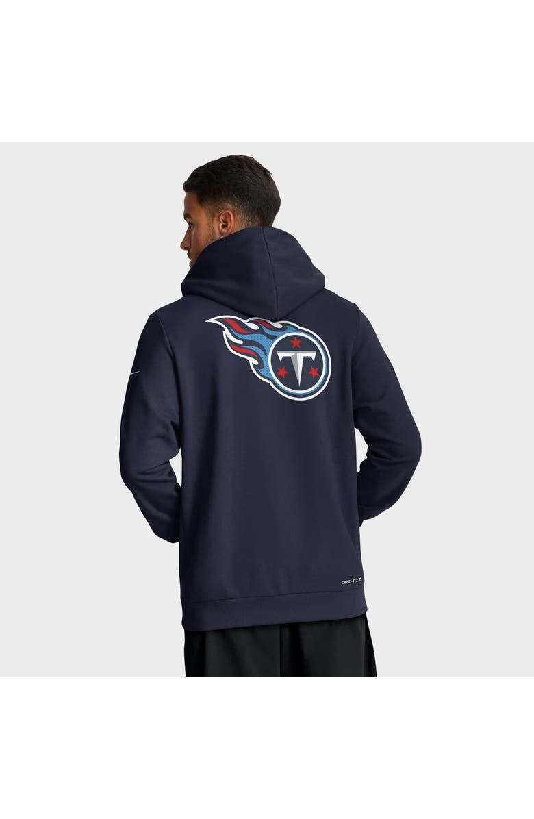 Nike Men's Nike Navy Tennessee Titans Sideline Utility Player Performance Full-Zip Hoodie, Alternate, color, Navy